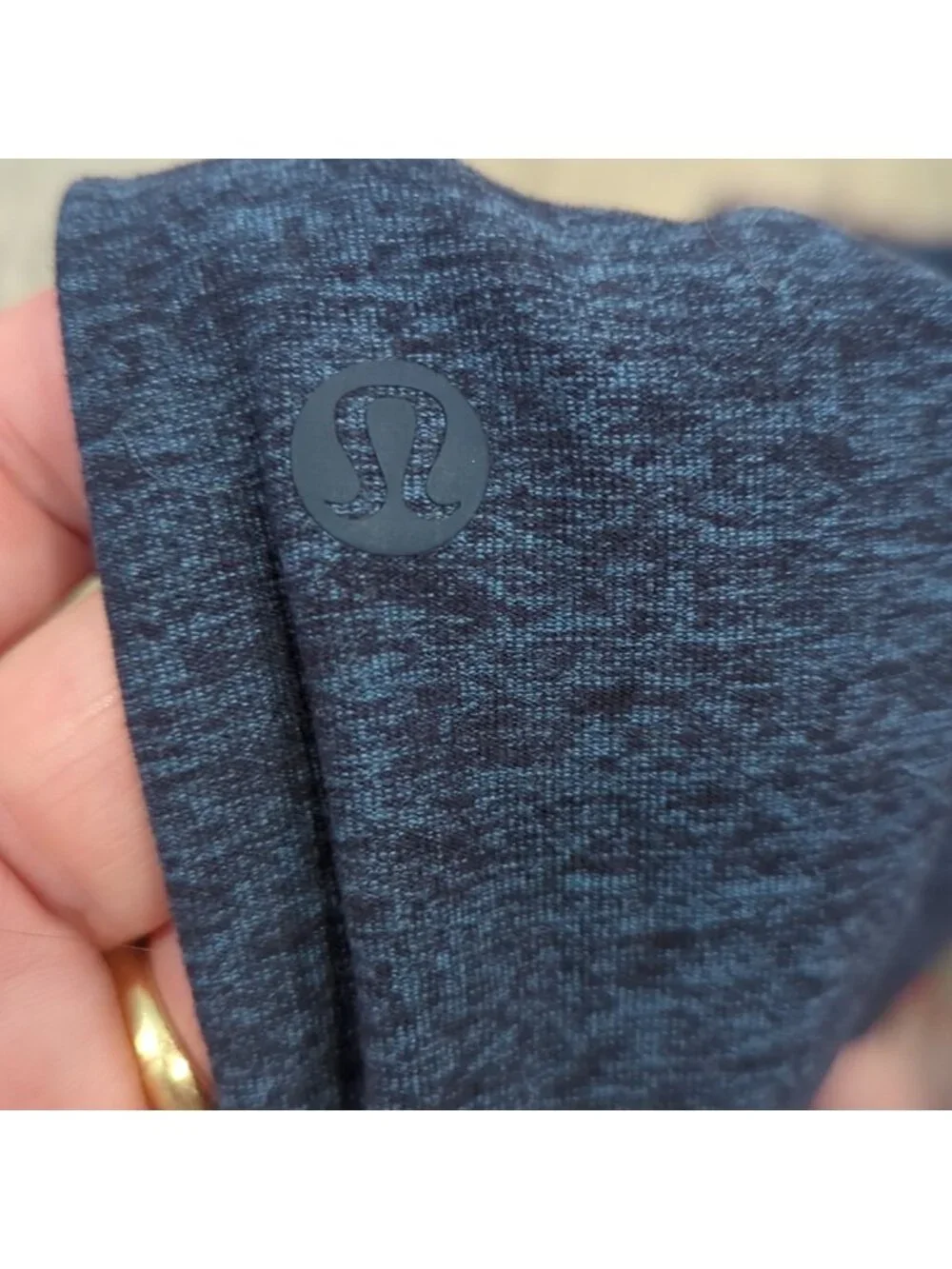 Lululemon Ready to Rulu Jogger Crop Heathered Submarine / Black